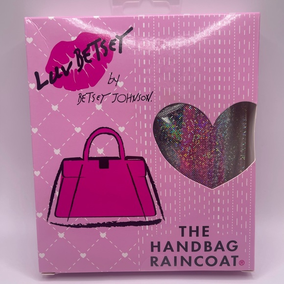 Betsey Johnson Handbags - Luv Betsy Handbag Raincoat Holographic Glitter